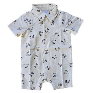 Hanna Anderson Baby Bunny Romper, 12-18m